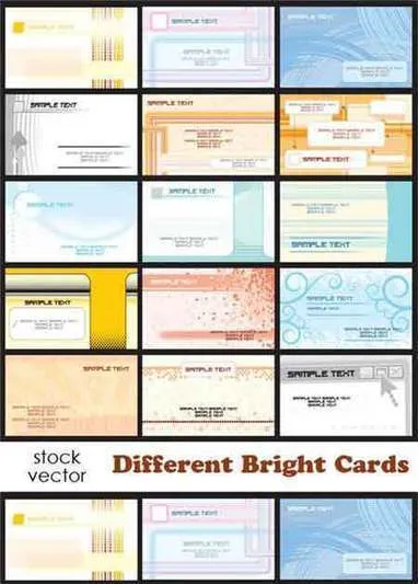 Vectores Cards Tarjetas | Tutoriales en la Web | Recursos | Scoop.