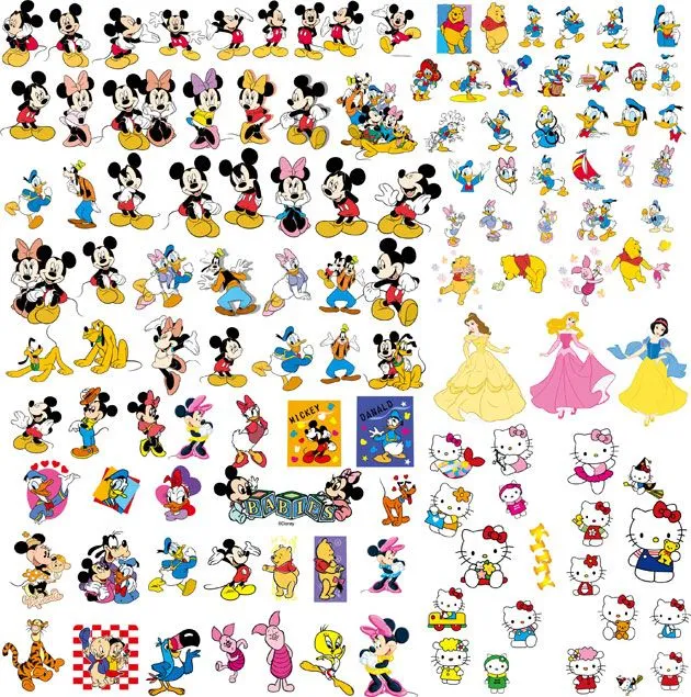 Vectores de Disney, Mickey, Minnie y otros + Tipografia – Puerto ...