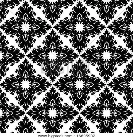 Vectores y fotos en stock de blanco y negro vintage wallpaper ...