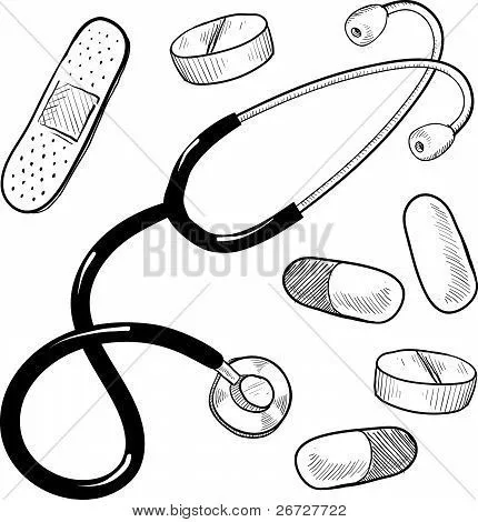 Vectores y fotos en stock de Dibujo de objetos de médico | Bigstock