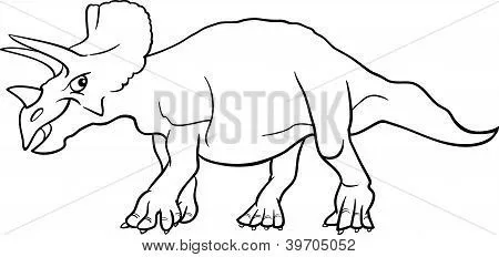 Vectores y fotos en stock de Dibujos animados Triceratops ...