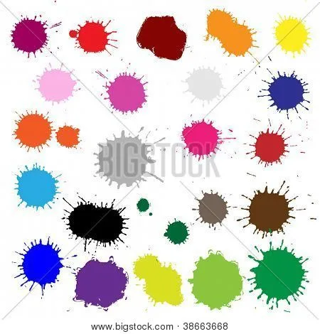 Vectores y fotos en stock de Grande Color Set Blobs manchas ...