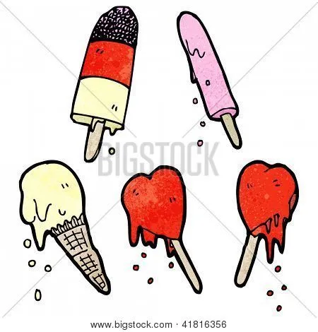 Vectores y fotos en stock de paletas de hielo de dibujos animados ...