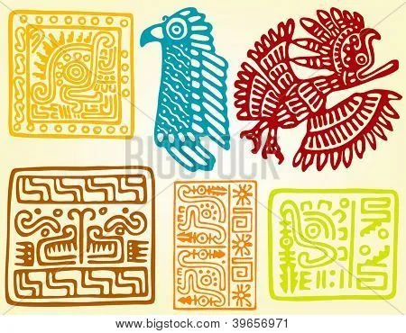 Vectores y fotos en stock de símbolos mayas | Bigstock