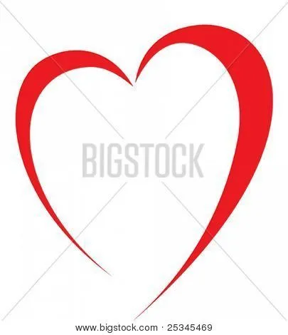 Vectores y fotos en stock de Vector de corazón rojo | Bigstock