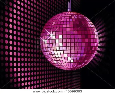 Vectores y fotos en stock de Vector fondo con bola de discoteca ...