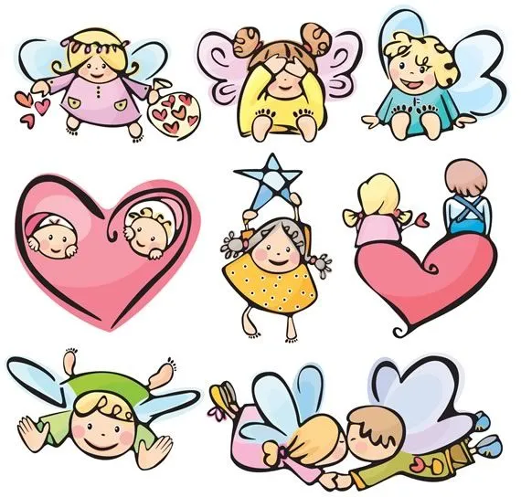 Vectores gratis de angelitos - Imagui | angel bautizo | Pinterest