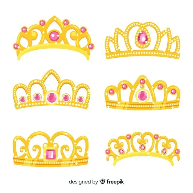 Vectores e ilustraciones de Corona princesa para descargar gratis | Freepik