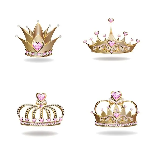 Vectores e ilustraciones de Corona princesa para descargar gratis | Freepik