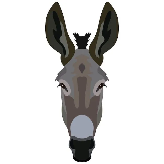 Vectores e ilustraciones de Orejas burro para descargar gratis | Freepik