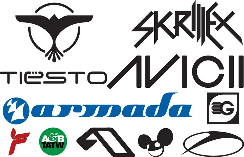 Vectores de Logos de DJ imágenes prediseñadas (clip arts), clipart ...