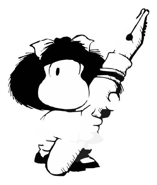 Mafalda vector free - Imagui