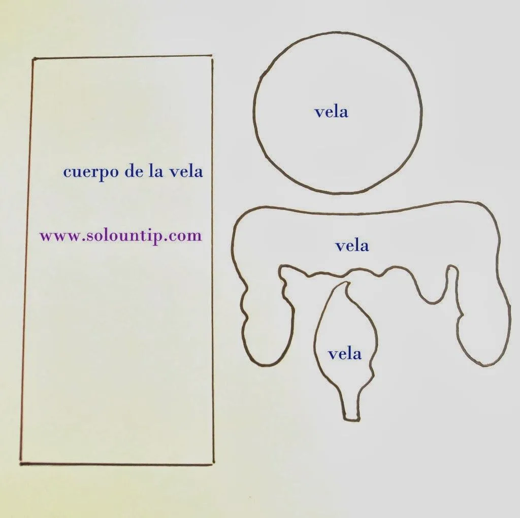 Cómo hacer una vela navideña en Goma eva | Solountip.