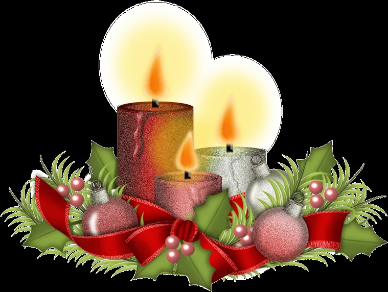 Velas de navidad PNG - Imagenes PNG