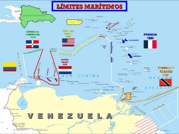 Venezuela mapa limites - Imagui