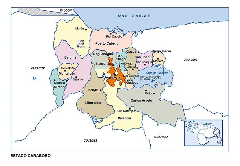 Venezuela en Mapas - TUSMETROS.