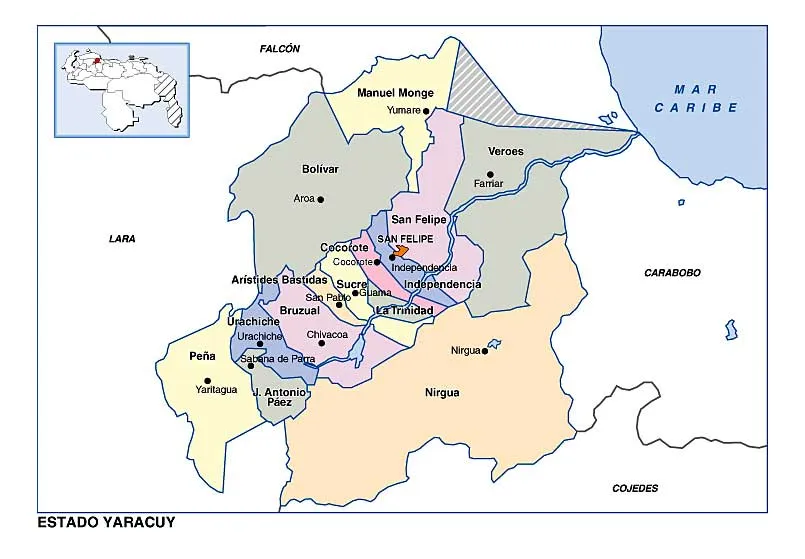 Venezuela en Mapas - TUSMETROS.