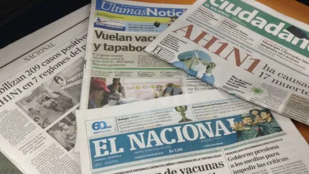 Venezuela: Paran las rotativas por la falta de papel periódico ...