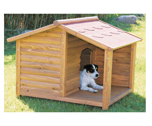 Casita de madera para perros - Imagui