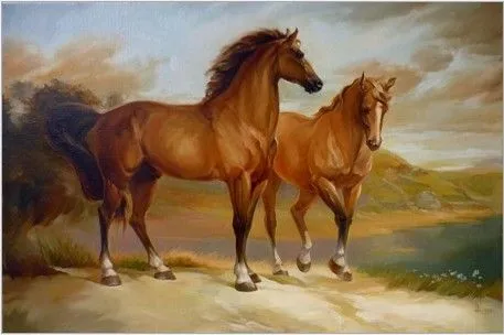 Fotos de pinturas de caballos - Imagui