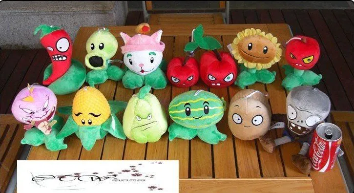 Venta al por mayor min plantas vs zombies juguete de peluche ...