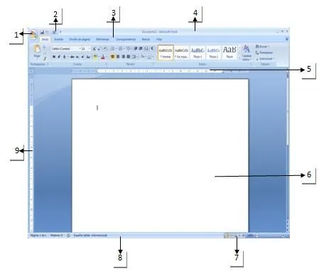 VENTANA PRINCIPAL DE WORD | Bienvenidos al mundo informático
