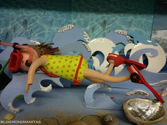 Verano en goma eva: fofucha submarinista | blogmonimanitas