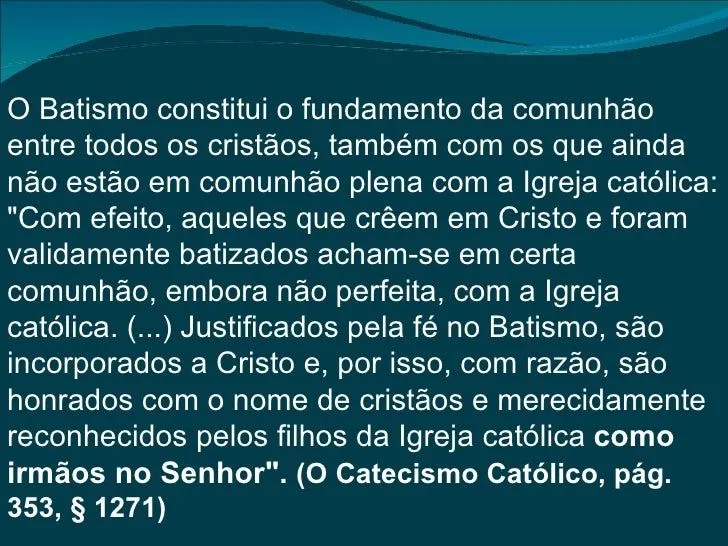 O Verdadeiro Batismo Biblico