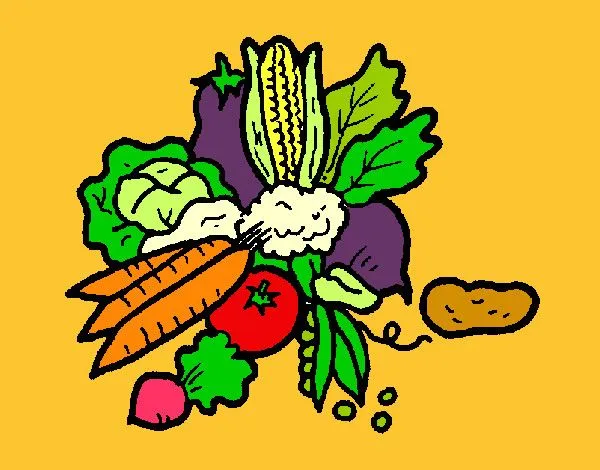 Dibujo de verduras pintado por Israeltm en Dibujos.net el día 07 ...