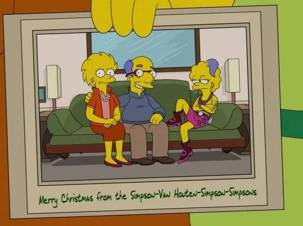 Como se verían Los Simpson si envejecieran año con año