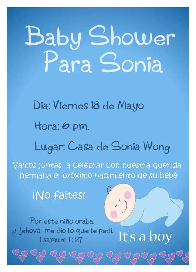 Versiculos para baby shower - Imagui