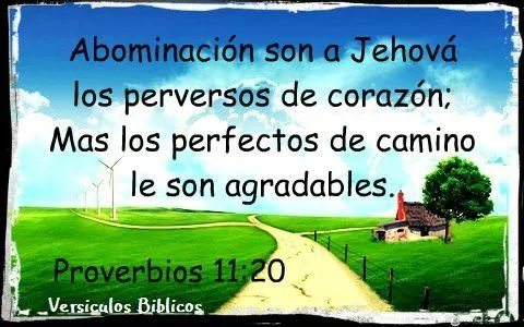 Versículos Biblicos: Proverbios 11: