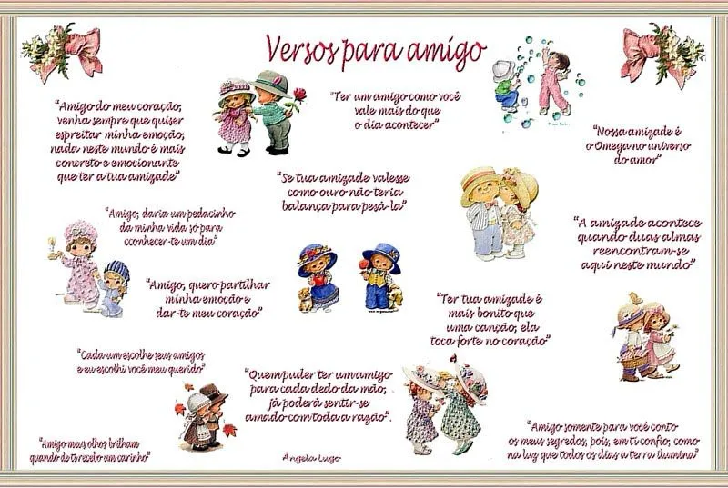 Versos para amigas - Imagui