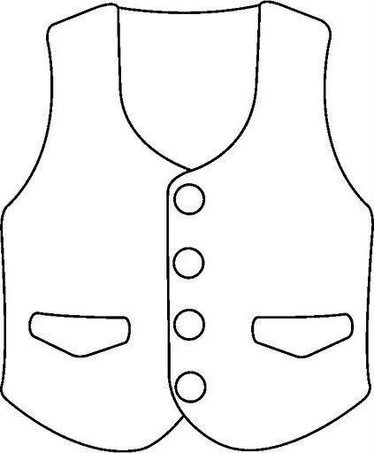CHALECOS DIBUJOS PARA COLOREAR | Dibujos para colorear