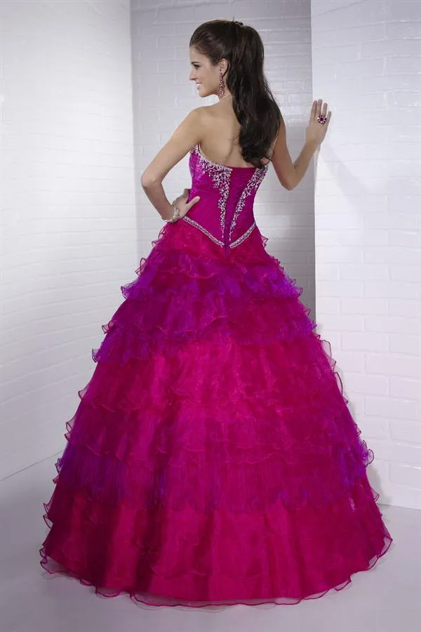 Vestido de 15 años - Color Fucsia / Púrpura / Morado : Vestidos ...