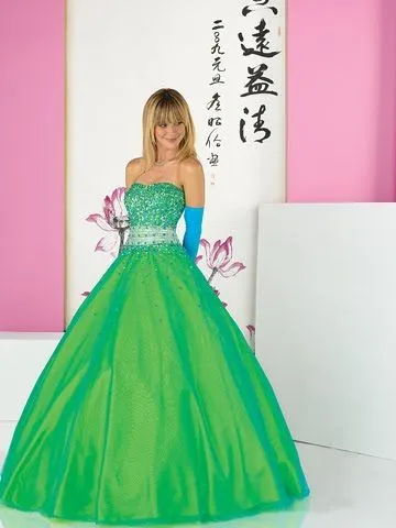 Vestido de 15 Años – Color verde brillante | Vestidos de 15 años ...