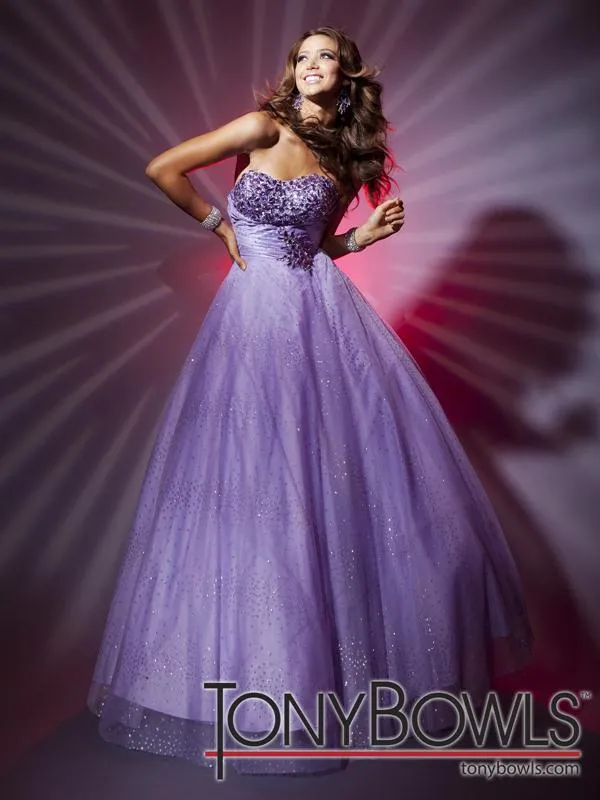 Vestido de 15 años de Tony Bowls - Color Lila : Vestidos para tu ...