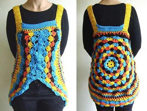 vestido crochet vestido tejido a crochet variedad de colores precio $ ...