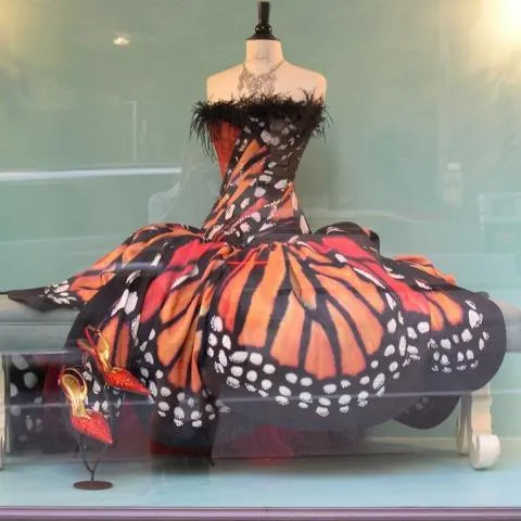 Vestido de mariposa - Imagui