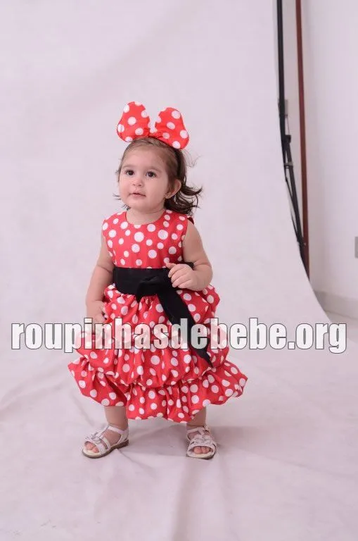 Vestido Minnie Baby ~ Vestidos de Festa para Bebe e Infantil | e ...