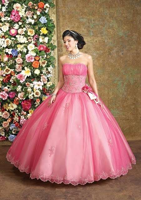 Vestidos de 15 largos de tul 2010 | FotosMas de Moda | Mas de Moda