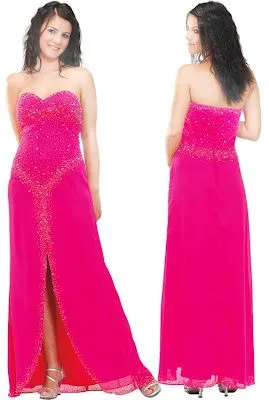 Vestidos de años - Fiesta de años: Vestido de 15 años - Color Fucsia