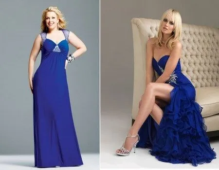 Vestidos azules, la tendencia del próximo año