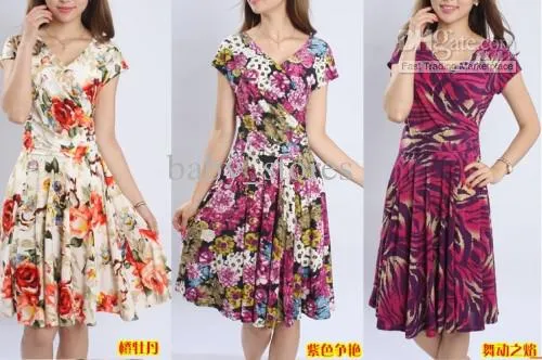 Vestidos casuales con estampados de flores | AquiModa.com ...