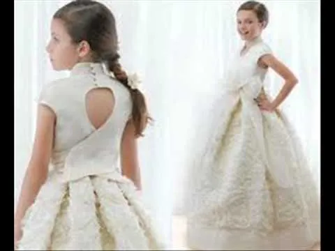 Los Vestidos De Comunion mas Bonitos - YouTube