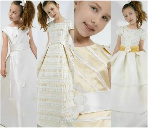 Los vestidos de Primera Comunión para niñas 2012