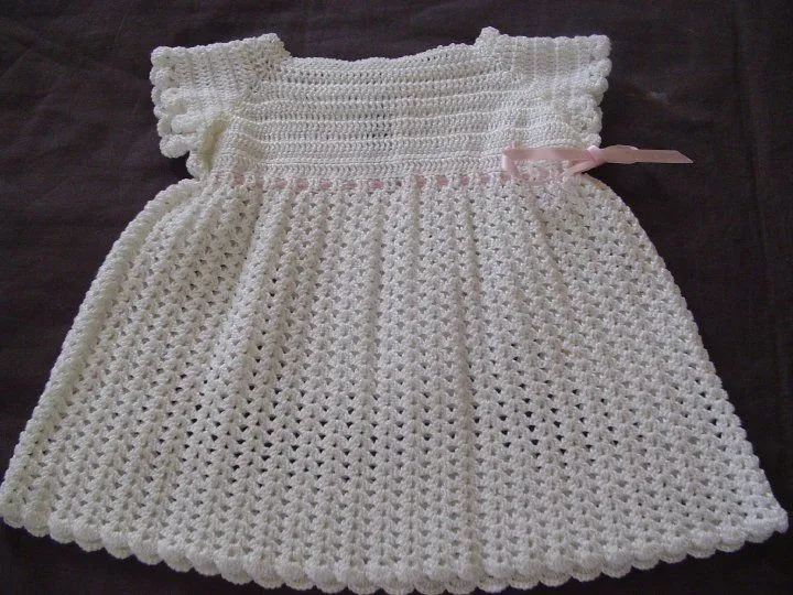 Vestidos tejidos en crochet para niñas - Imagui - Imagui