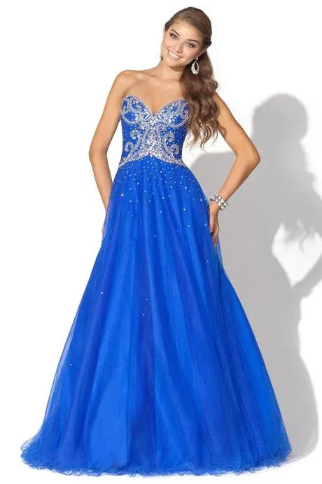 vestidos de fiesta color azul ~ FASHION LOVERS