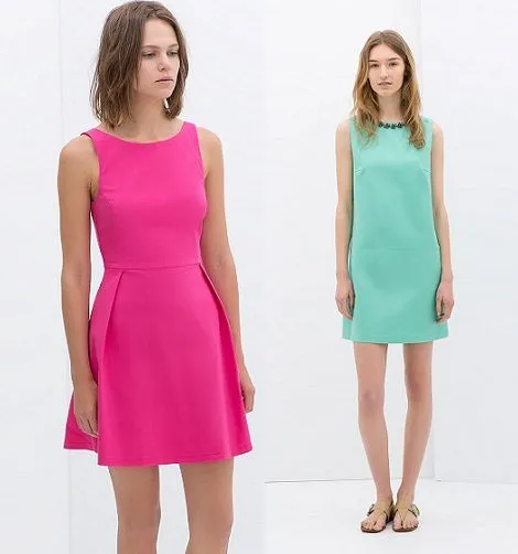 Vestidos De Fiesta Largos Y Cortos De Zara Verano 2014 | demujer moda