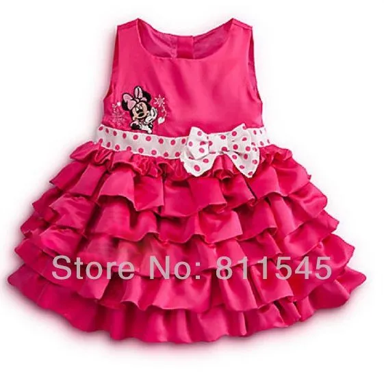 Vestidos de Minnie Mouse rosa - Imagui